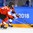 GANGNEUNG, SOUTH KOREA - FEBRUARY 20: Japan's Naho Terashima #16 stickhandles the puck with Switzerland's Monika Waidacher #15 chasing during classification round action at the PyeongChang 2018 Olympic Winter Games. (Photo by Matt Zambonin/HHOF-IIHF Images)
